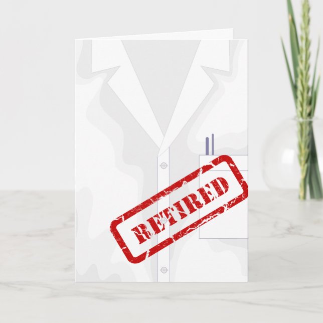 Tarjeta de saludo de Personalizado retirado de la  (Anverso)