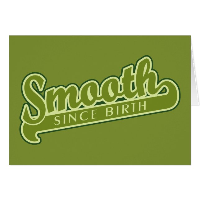 Tarjeta de saludo de personalizado SMOOTH (Anverso (Horizontal))