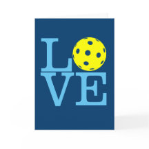 Tarjeta de saludo de Pickleball - AMOR Pickleball