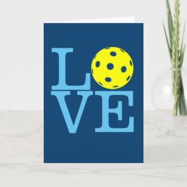 Tarjeta de saludo de Pickleball - AMOR Pickleball