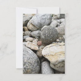 tarjeta de saludo de piedra