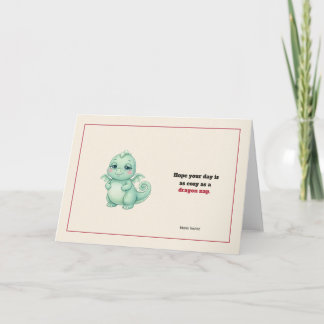 Tarjeta de saludo de Pip el Dragón