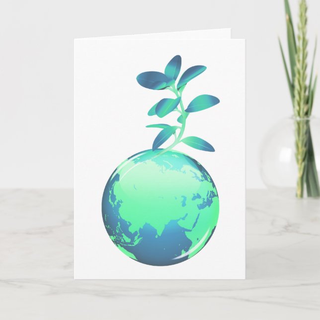 Tarjeta de saludo de Plant Life (Anverso)