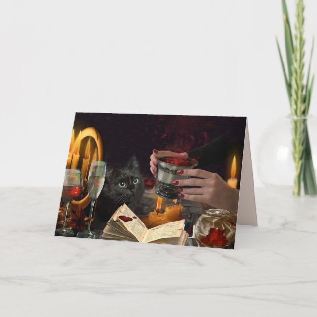 tarjeta de saludo de poción de amor (Anverso)