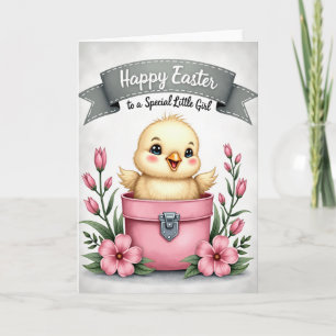 Tarjeta de saludo de primavera de pajarito