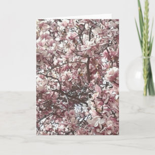 Tarjeta de saludo de primavera para siempre