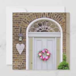 Tarjeta de saludo de puerta del día de San Valentí