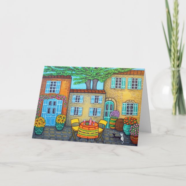Tarjeta de saludo de Recuerdos de Provenza de Lisa (Anverso)