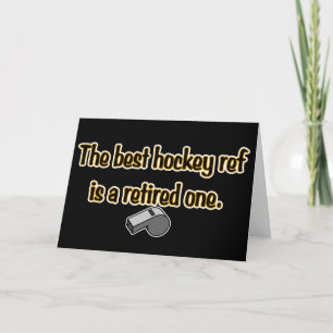Tarjeta de saludo de referencia retirada