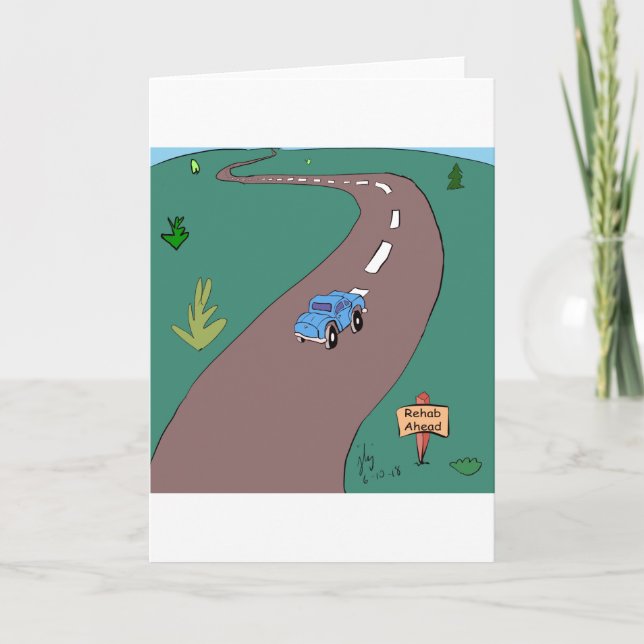 Tarjeta de saludo de Rehabilitación (Anverso)