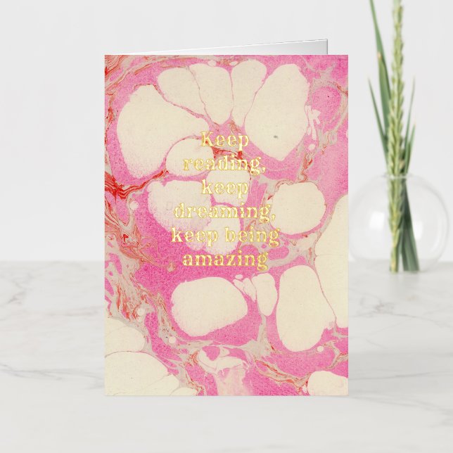 Tarjeta de saludo de Relieve metalizado plegado co (Anverso)