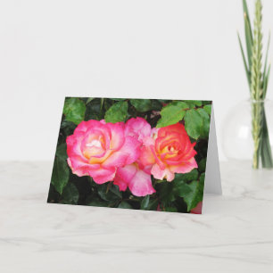 tarjeta de saludo de Rosa