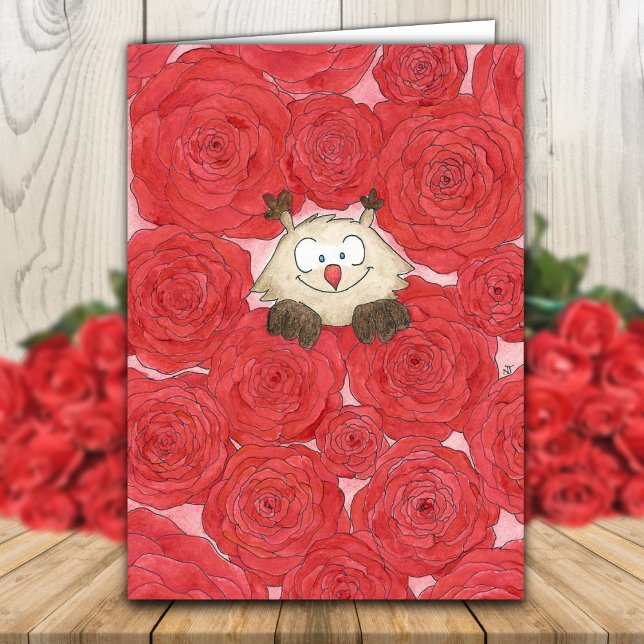 Tarjeta de saludo de rosas de Nicole Janes (Subido por el creador)