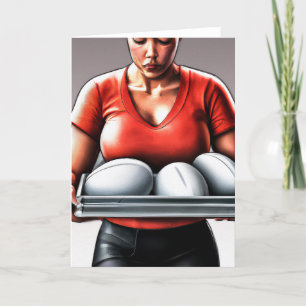 Tarjeta De Saludo De Rugby