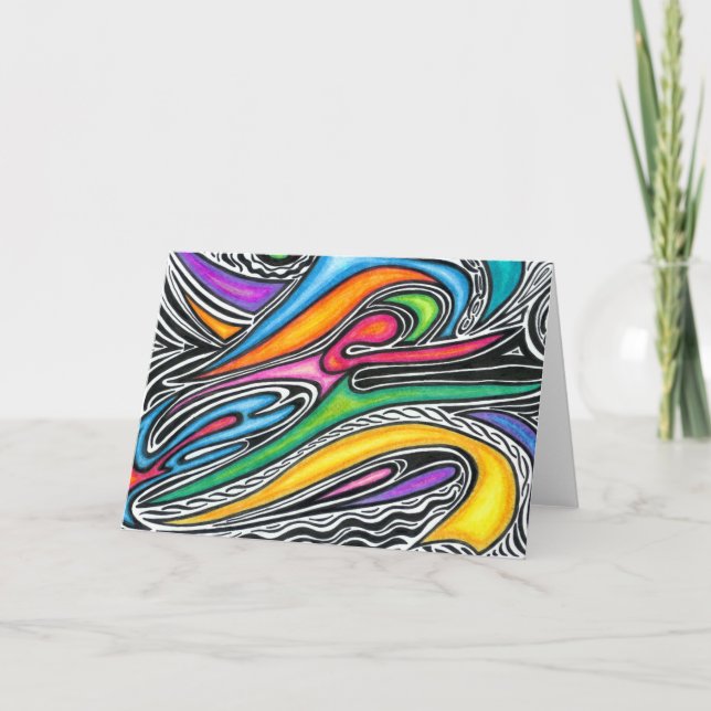 Tarjeta de saludo de salto (Anverso)