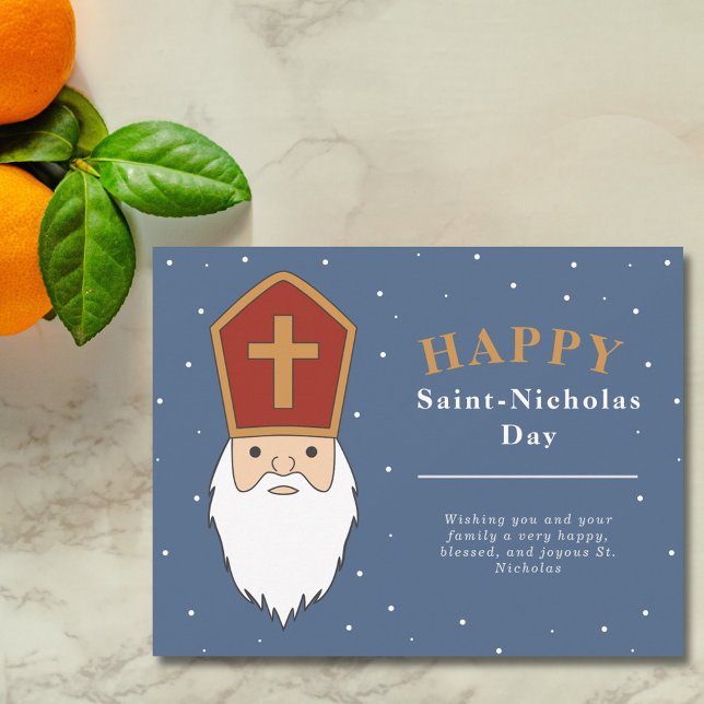 Tarjeta de saludo de San Nicolás (Saint Nicholas Day Greeting Card)