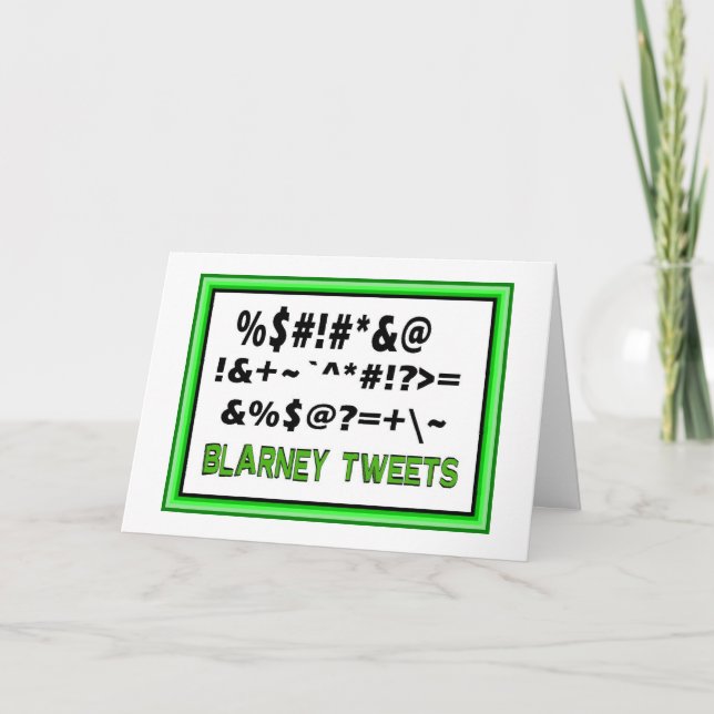 Tarjeta de saludo de San Patricio (Anverso)