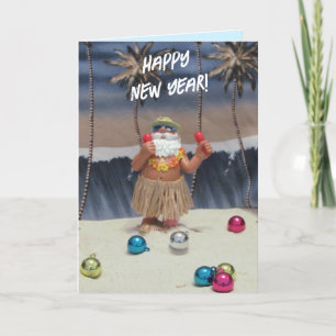 Tarjeta de saludo de Santa María después del Fiest