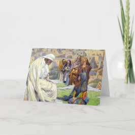Tarjeta de saludo de solidaridad de Jesús