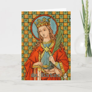 Tarjeta de saludo de Sta. Bárbara (JP 01) 1