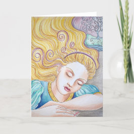 Tarjeta de saludo de sueño