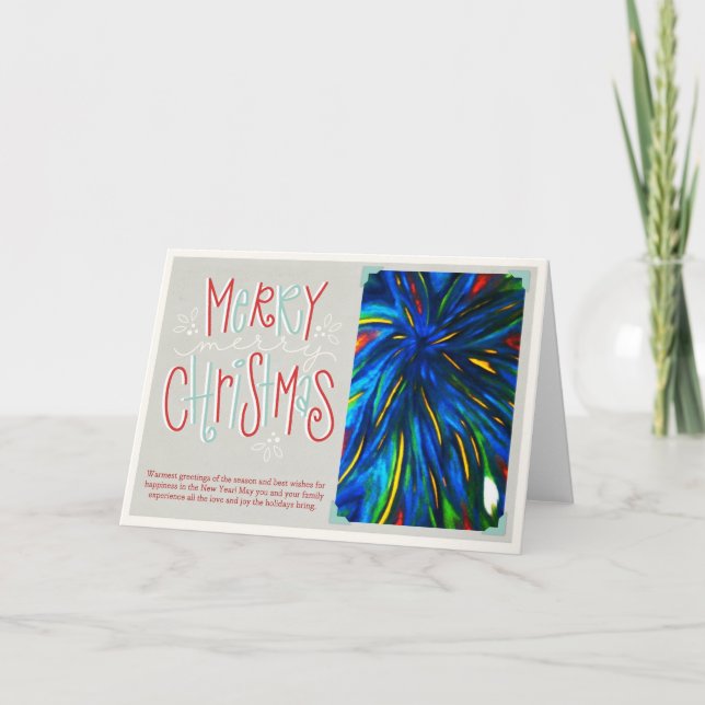 Tarjeta de saludo de temporada (Anverso)