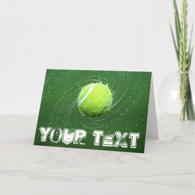 Tarjeta de saludo de texto para Personalizados y b (Anverso)