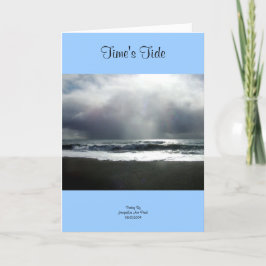 Tarjeta de saludo de Time's Tide