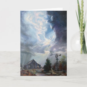 Tarjeta de saludo de Tormenta eléctrica de Texas