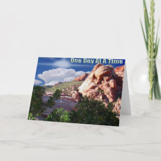 Tarjeta de saludo de un día a la vez