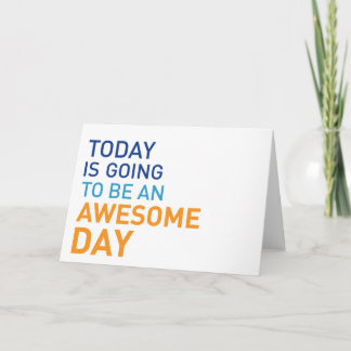 Tarjeta de saludo de un día maravilloso