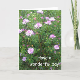 tarjeta de saludo de un día maravilloso