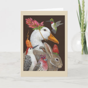 Tarjeta de saludo de "unos cuantos buenos amigos"