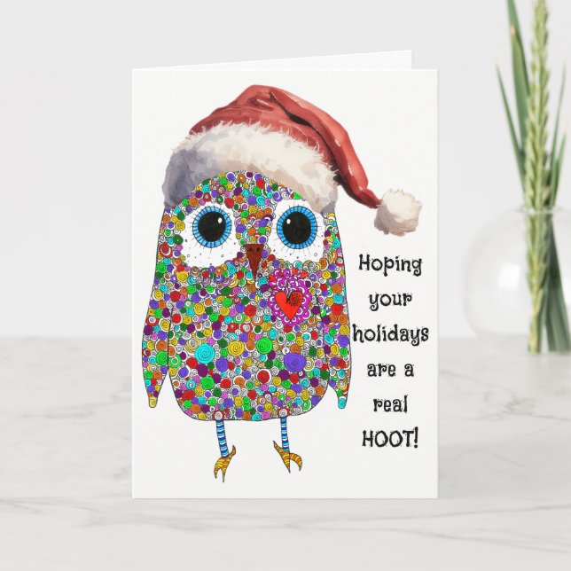 Tarjeta de saludo de vacaciones para Navidades de  (Anverso)