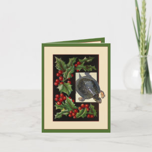Tarjeta de saludo de vacaciones para Navidades rom