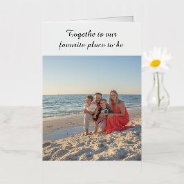 Tarjeta de saludo de vacaciones para personalizado