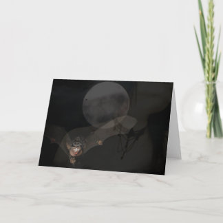 Tarjeta de saludo de Vampiro nocturno