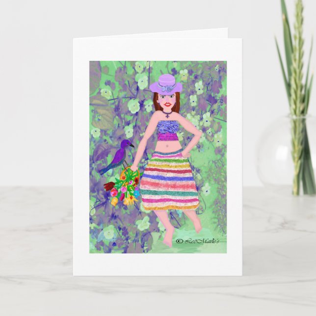Tarjeta de Saludo de Verano (Anverso)