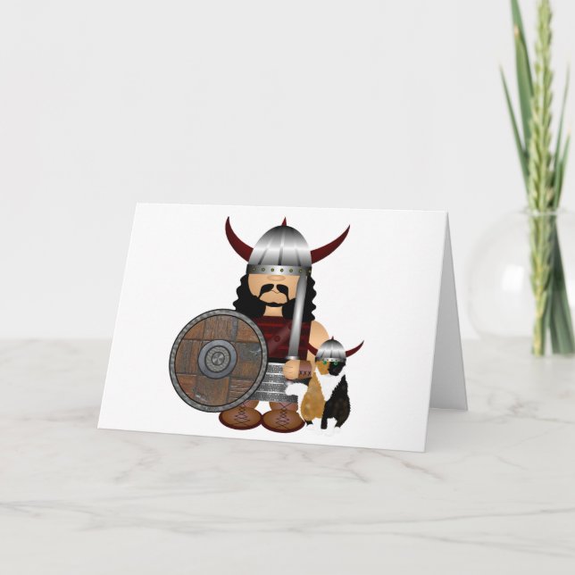 Tarjeta de saludo de Viking (Anverso)