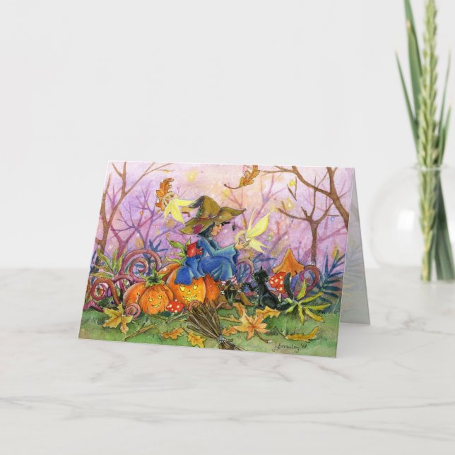 Tarjeta de saludo de Witches Comapnions (Anverso)