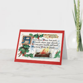 Tarjeta de saludo de Yule Tide