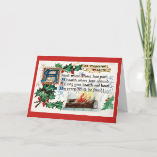 Tarjeta de saludo de Yule Tide