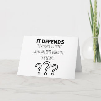 Tarjeta de saludo del abogado