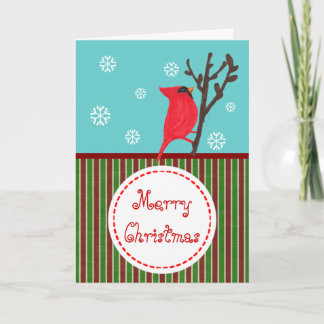 Tarjeta de saludo del Cardenal Whimsical Navidades