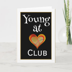 Tarjeta de saludo del club Jóvenes de Corazón