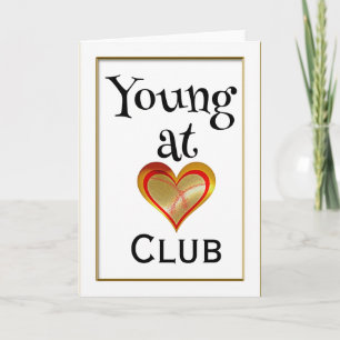 Tarjeta de saludo del club Jóvenes de Corazón