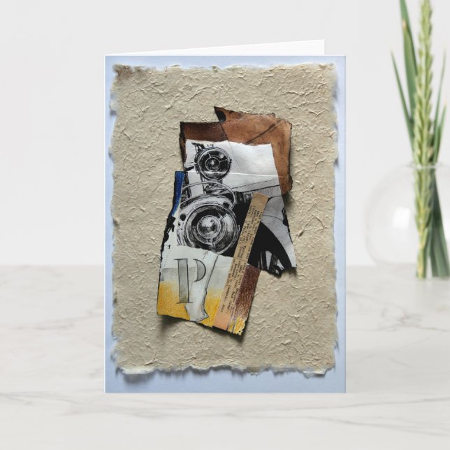 Tarjeta de saludo del Collage del Banger Tacot 1 (Anverso)