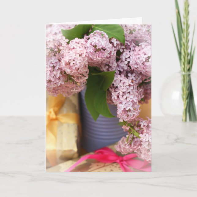 Tarjeta de saludo del Día de la Madre (Anverso)