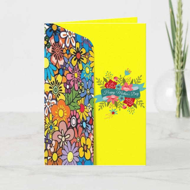 Tarjeta de saludo del Día de la Madre (Anverso)