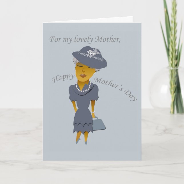 Tarjeta de saludo del Día de la Madre (Anverso)